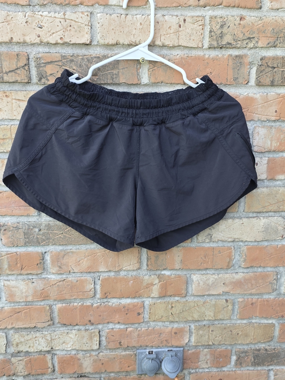 lululemon athletica Black Running Shorts with Elastic Waist